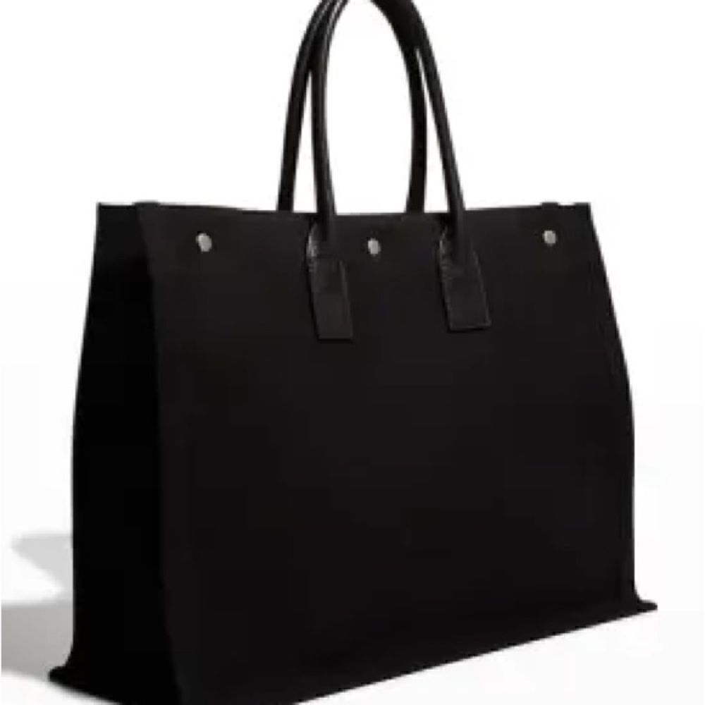 Saint Laurent Rive Gauche black and white tote bag purse brand new never used! - Picture 6 of 16